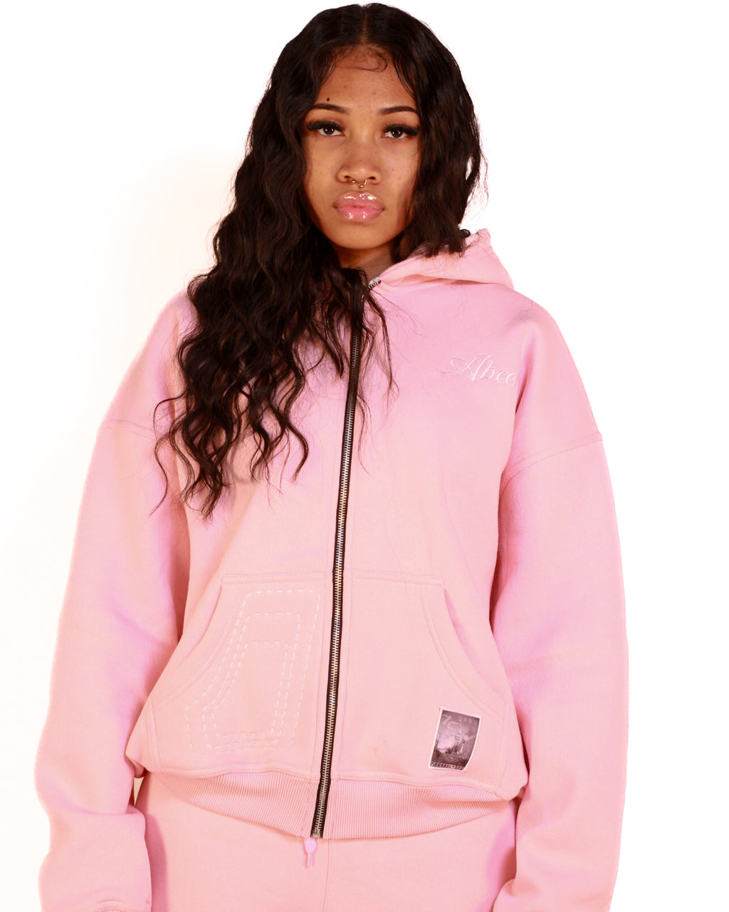 Rose Quartz Zip Up
